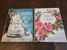 Set of 2 Vintage Wilton Wedding Cake Decorati...
