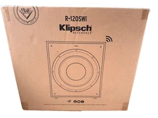 Factory Sealed Klipsch R-120SWi High Performance Wireless 12" Subwoofer