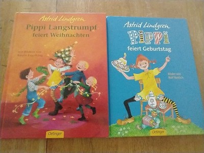 Pippi Langstrumpf (German edition) hardcover books - lot of 2