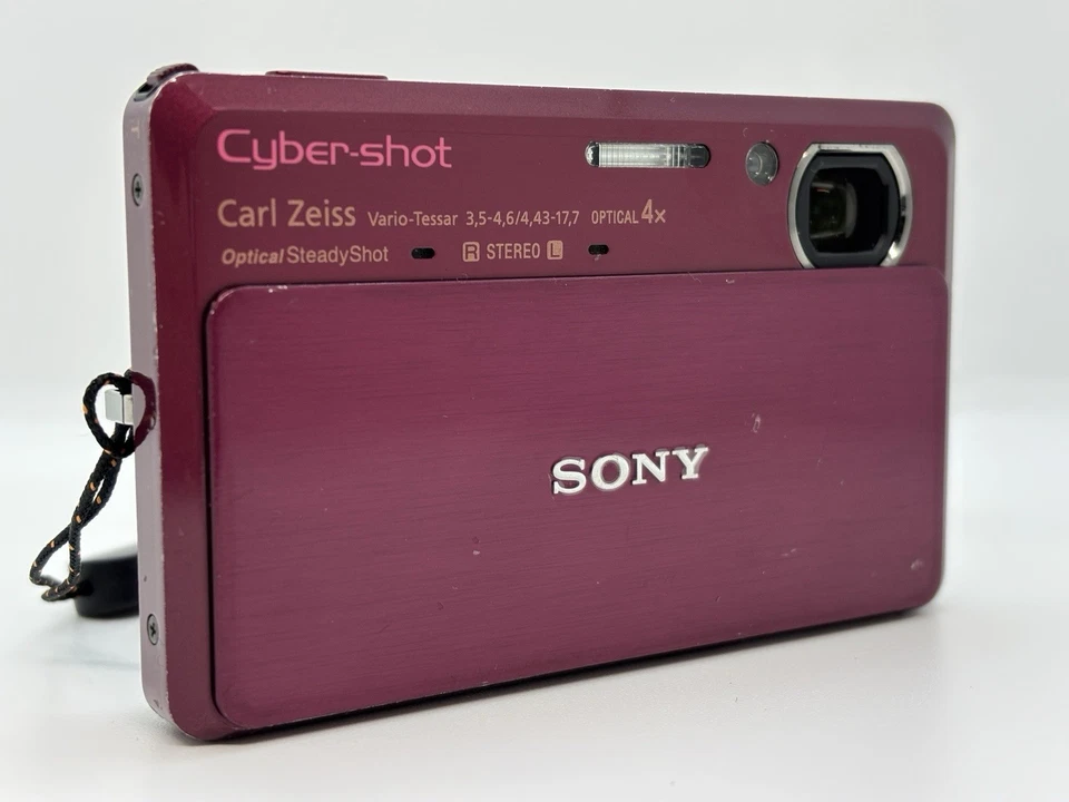 Sony Cyber shot DSC-TX7 10.2MP Touch Compact Digital Camera Red From Japan /Exc - Image 2 of 4
