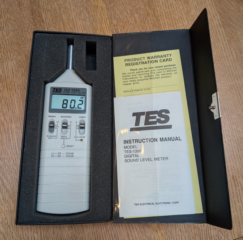 TES 1350 Sound Level Meter