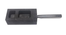 Graphite Ingot Mold Melting Casting Mould for Gold 200g 400g, Gold,Silver