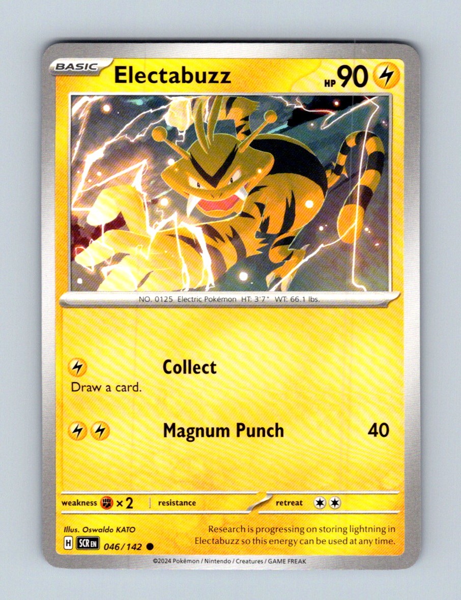 Electabuzz 46/142 Common Stellar Crown Pokemon Near Mint