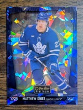 Matthew Knies 2024-25 Upper Deck O-Pee-Chee Platinum #70 Blue Fragments 001/125