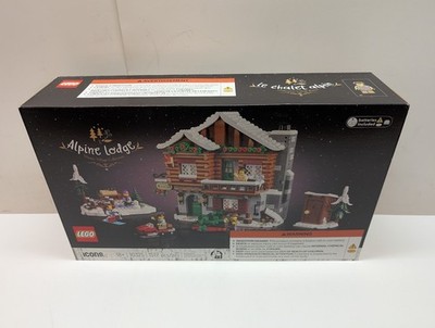LEGO 10325 Icons: Alpine Lodge Holiday Christmas City New & Sealed w/ Shelf Wear