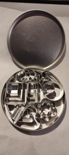 Dexam Tinplate Cookie Cutter Miniature Assorted Shapes, Set of 24