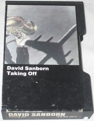 DAVID SANBORN Taking Off (1975) CASSETTE TAPE Hard Shell Case Original Funk