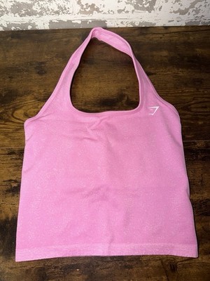 New in Bag! Gymshark Adapt Fleck Tank With Shelf - Size Medium - Pink