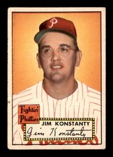 1952 Topps #108 Jim Konstanty   VGEX X2629785