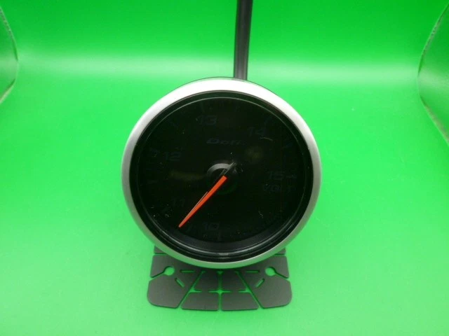 Defi Racer Gauge DF11901 Volt Meter 60mm Blue Illumination Near Mint JAPAN - Image 3 of 4