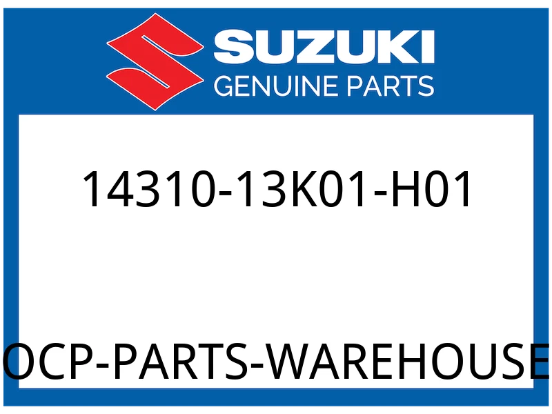 Suzuki OEM Part 14310-13K01-H01 BODY, MUFFLER