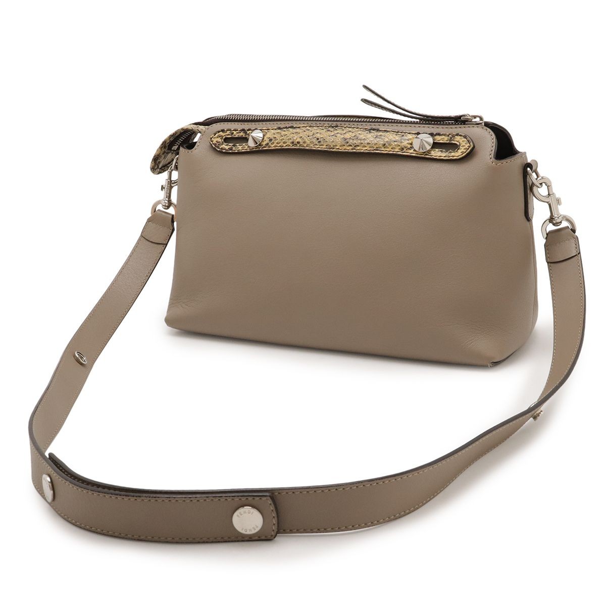 FENDI By The Way Medium Python Leather Shoulder B… - image 2