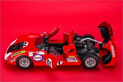 モデルファクトリーヒロMFH 1/12 K837アバルト1000SP LM69 Model Factory Hiro 1/12 Fulldetail Kit Fiat Abarth 1000SP LM 1969