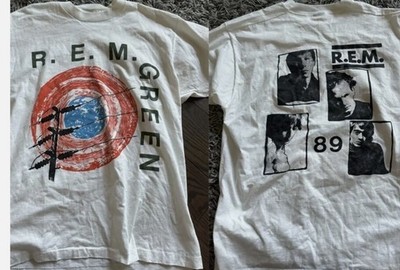 R.E.M Green tour REM band Double Sided T Shirt FULL SIZE S-5XL