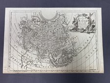 An Accurate Map Of Asia 1768 Copper Engraved Antique Map 