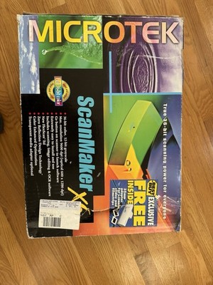 VINTAGE NOS MICROTEK SCANMAKER X6 - Color Document Flatbed Scanner