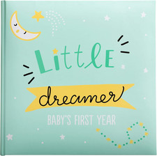 Memory Book, Gender-Neutral Baby Keepsake, Milestones Photo Album, Baby'S First