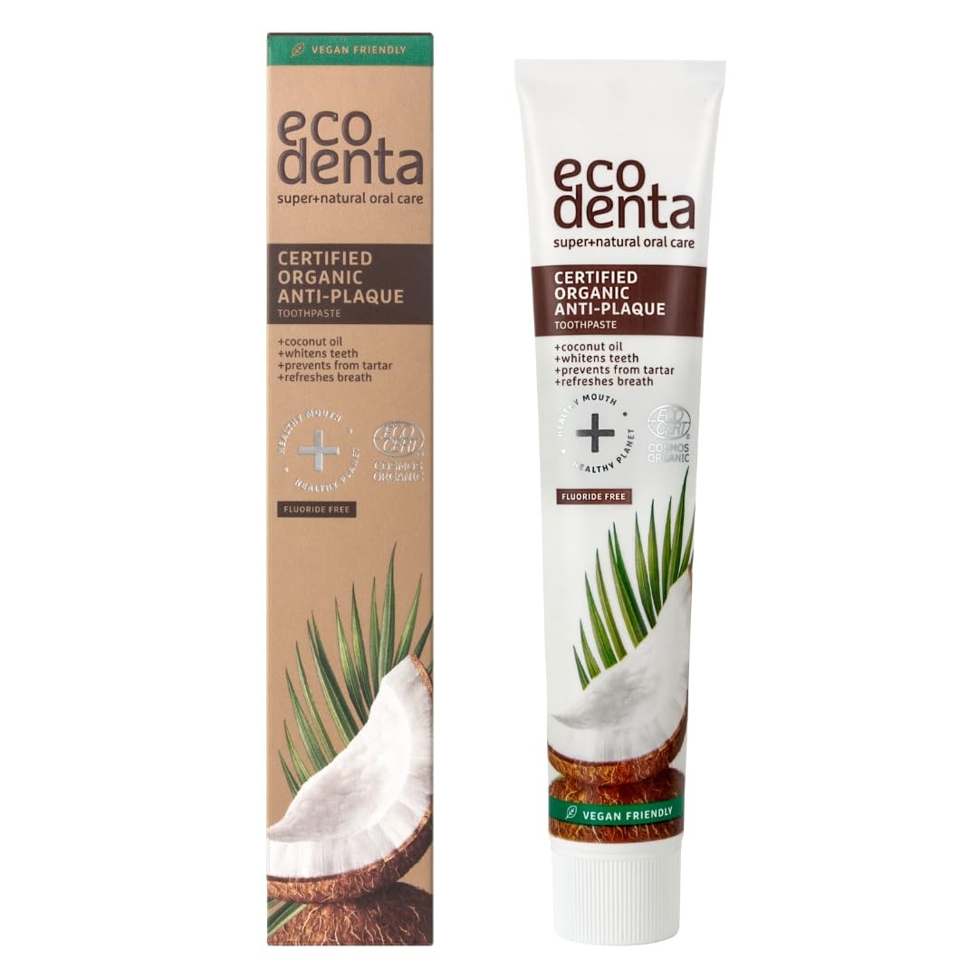 AntiPlaque Toothpaste with 75 ml (Pack of 1), Anti-plaque With Coconut Oil