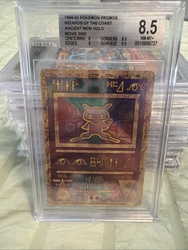 1999 Pokémon Promos Rare Holo Card Ancient Mew Graded BGS 8.5 Near Mint Mint