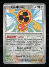 Fan Rotom 085/131 Common Prismatic Evolutions Pokemon Reverse Holo Near Mint