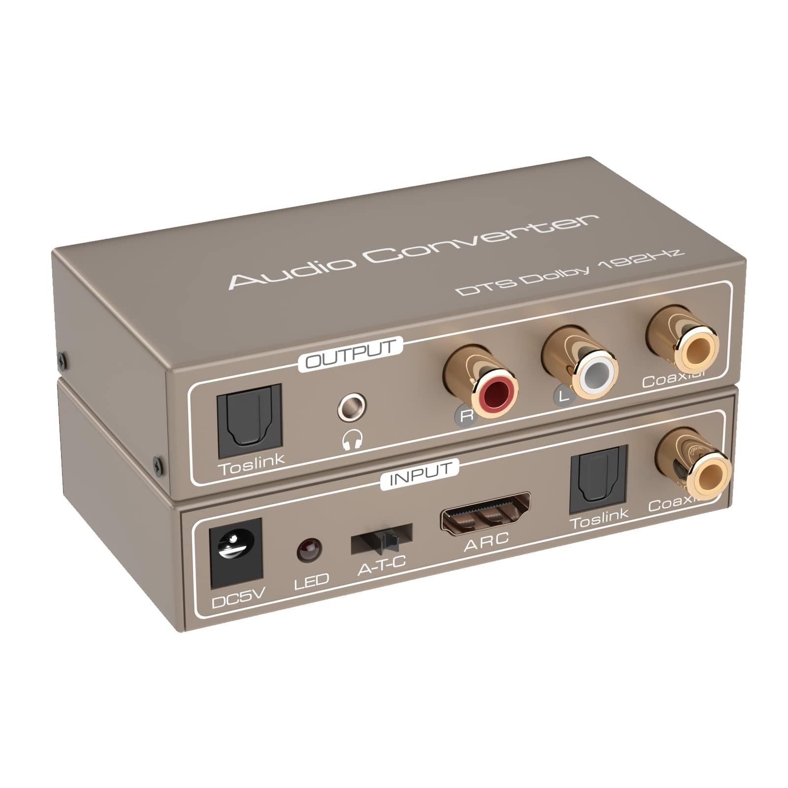 192KHz HDMI ARC Audio Extractor, Digital to Analog Audio Converter, DAC Audio...