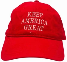 Keep America Great Hat 2027 - Embroidered Adjustable Red Cap