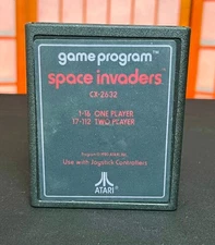 Space Invaders (Atari 2600, 1980) USED Video Game Cartridge