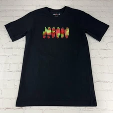 Air Jordan Jumpman Flight Graphic Tee Basketball Black T-Shirt Size Men's XS