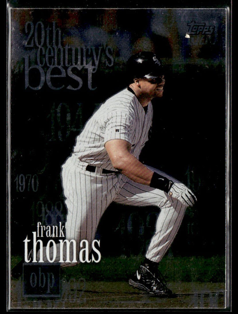 2000 Topps #470 Frank Thomas Baseball Card 2003J