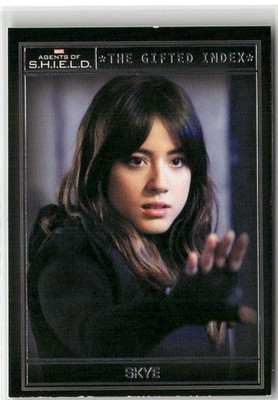 2015 RITTENHOUSE MARVEL: AGENTS OF S.H.I.E.L.D. SEASON 2 #G1 SKYE GIFTED INDEX