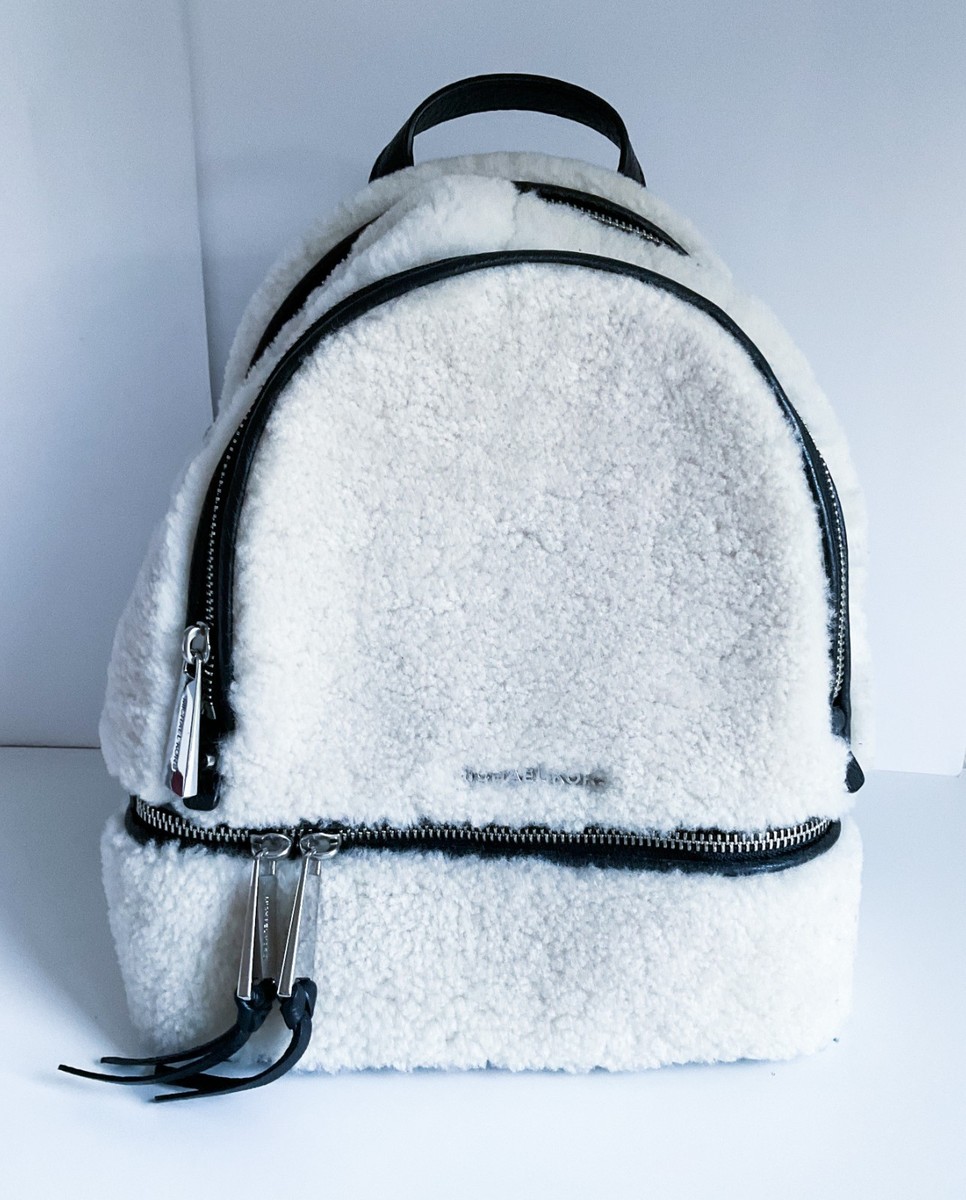 Michael Kors Rhea Backpack Zip Medium Signature Black  display picture 2