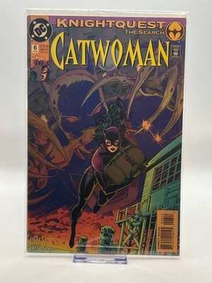 DC Catwoman Knightquest The Search #6 1994 Direct Sales Comic Book VF Mid Grade