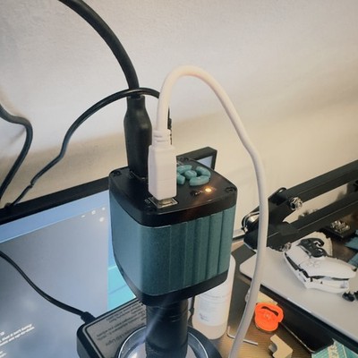 USB und HDMI Kabel für Digital Mikroskop für PC Anschluss