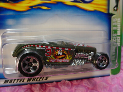 2003 Hot Wheels DEUCE ROADSTER #77 🦅35M ∞Green∞Flying Aces