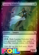 x1 Leering Onlooker MKM MTG 91 FOIL UNCOMMON M/NM 1x