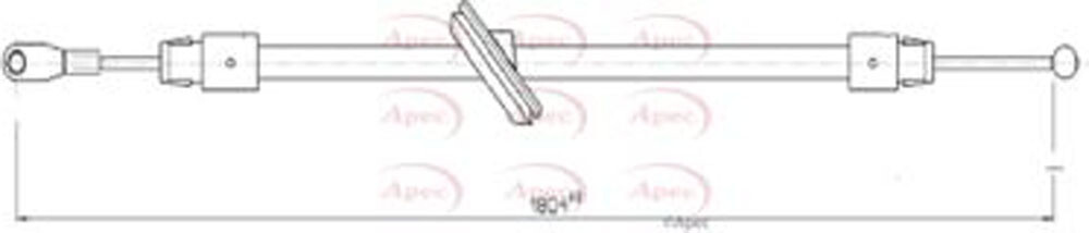Fits Mercedes Sprinter 1.8 2.1 CDi 2.7 3.0 Hand Brake Cable Front Howen #2