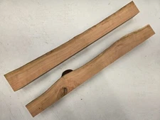 30" AWESOME! UNIQUE! Cherry Set of 2 Live-edge Slab Lumber Kiln-dried Wood