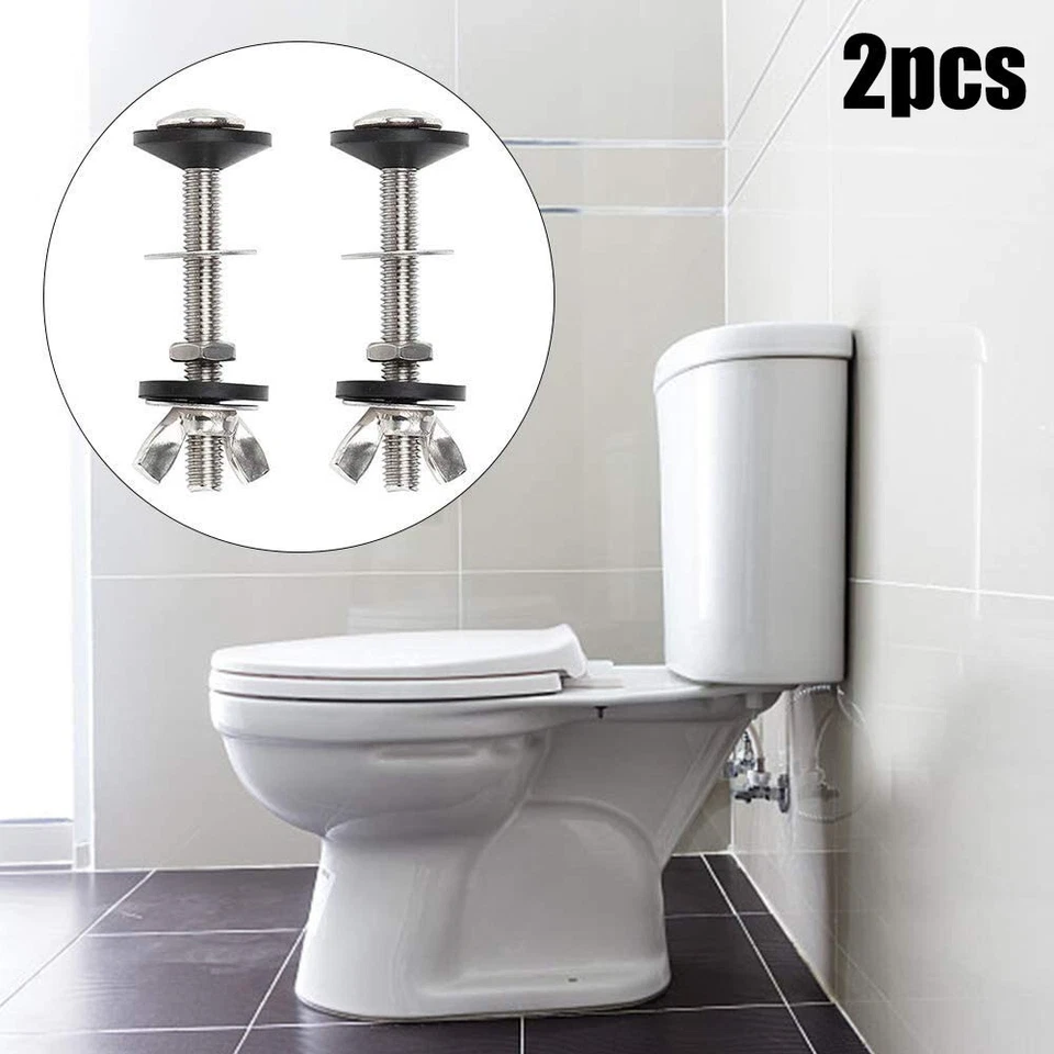 Complete Toilet Cistern Fixing Kit Stainless Steel Bolts and NBR Rubber Washers - Image 4 of 4