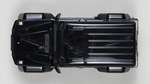 MERCEDES-BENZ G500 2 SQUARED 4X4 GLOSS BLACK 1:18 AUTOART 76317 NO LONGER MADE - Picture 12 of 17