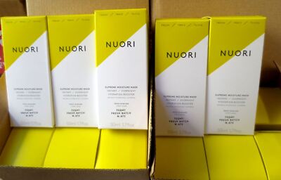 NUORI SUPREME MOISTURE MASK INSTANT OVERNIGHT HYDRATION BOOSTER 1.7 OZ SET OF 25