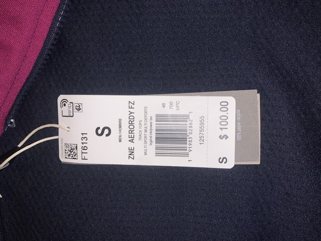 Mens adidas Zne Areoready Full Zip Hoodie Purple FT6131 Sz S for sale  online | eBay