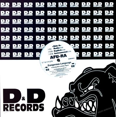 Afu-Ra - Dangerous Language / Whirlwind 2 Maxi (VG+/VG+) '