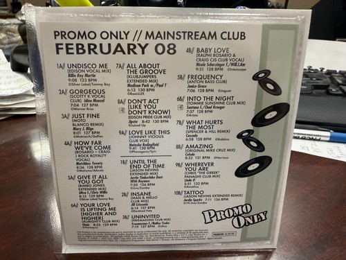 PROMO ONLY MAINSTREAM CLUB 2XCD FEBRUARY 2008 NEW - Picture 2 of 2