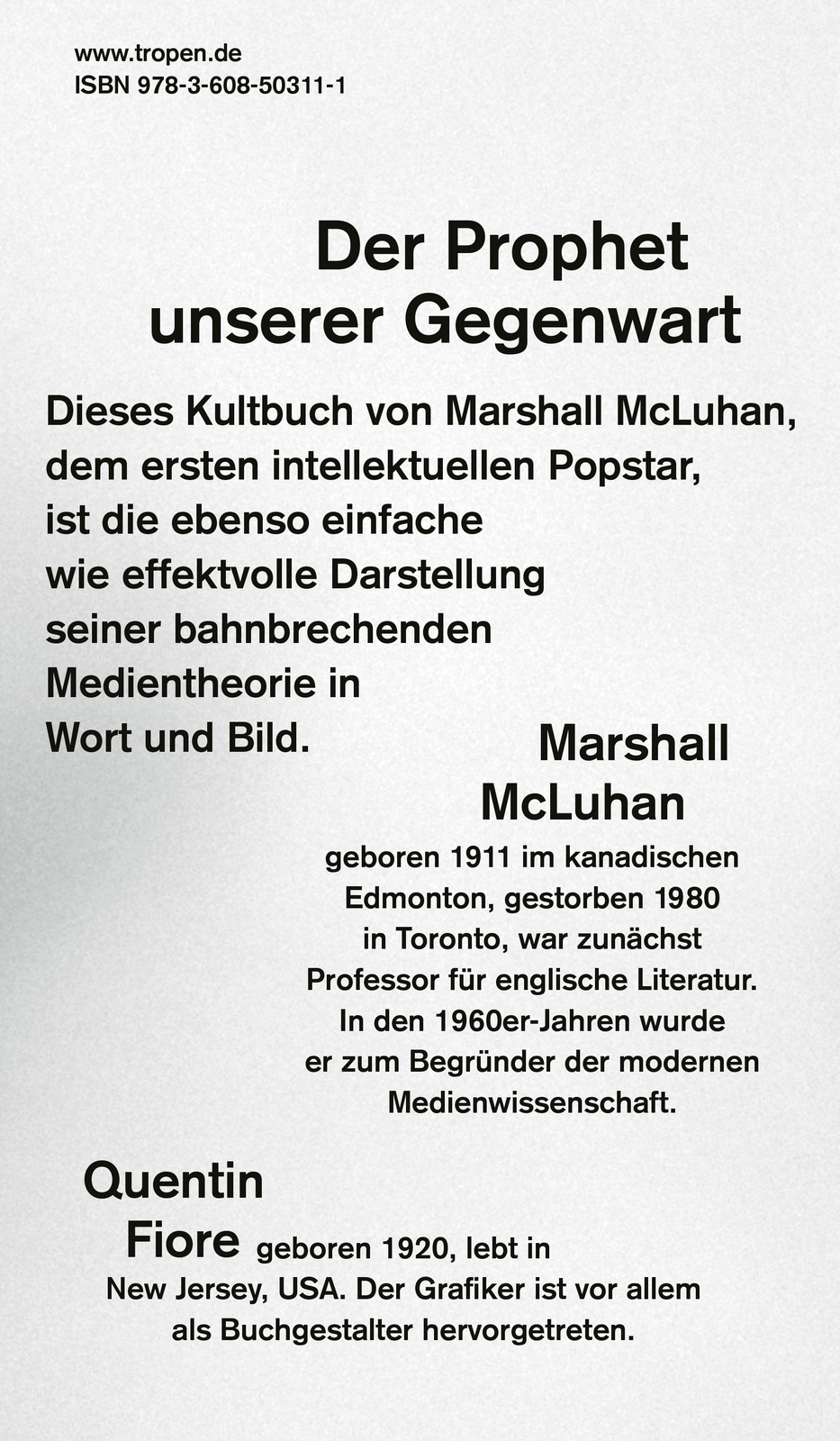 Thumbnail - Marshall Mcluhan; Quentin Fiore; Martin Baltes; Rainer Höltschl;