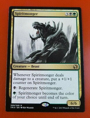 iconic mtg cards 1x Spiritmonger | Iconic Masters | MTG Magic Cards