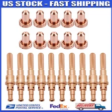 20pcs Plasma Electrode 9-8215 Nozzle 9-8211 80A for Thermal Dynamics SL60 SL100