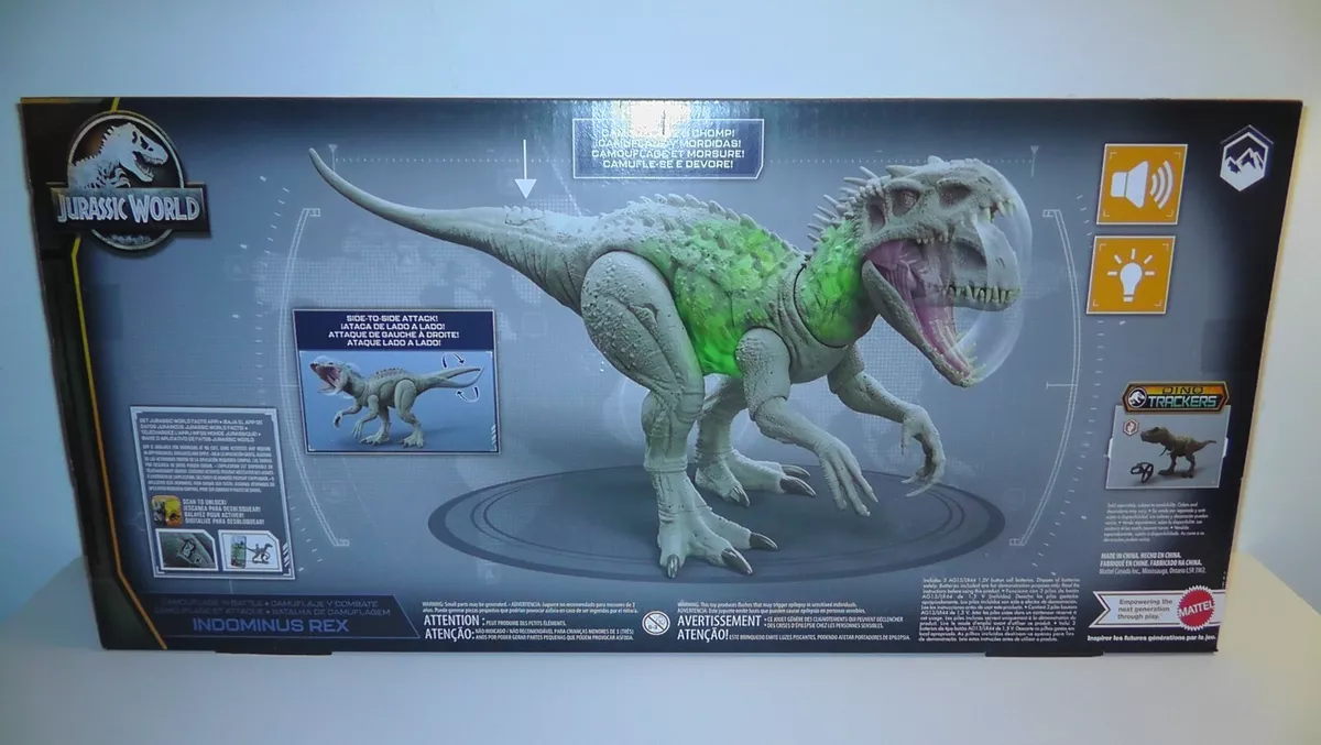 Jurassic World Dino Trackers Camouflage 'n Battle Indominus Rex Action  Figure : Target