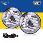 Pair Bumper Fog Light Lamps w/Bulbs Fit For Tacoma 2005-2011 Tundra 2007-2013