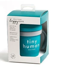 Bella Tunno Sippy Cup Tiny Human 6-36 Months Transition 3 PC Cup Set NEW NIB