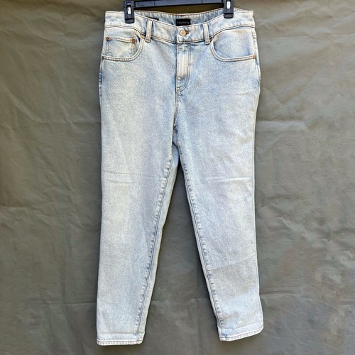 Pantalones de mezclilla Talbots Everyday relajados azul lavado claro tiro alto tobillo recto talla 10 - Imagen 1 de 9